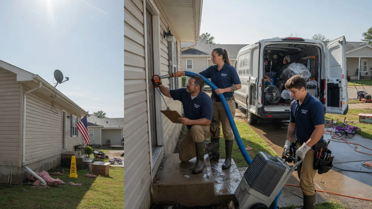 Ceiling Water Damage Restoration in Childersburg, AL near me